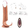 Pennis artificiel √©tanche m√¢le Dillo poussant pour les femmes;  prise analogique r√©aliste Dillo Bultt;  fonction de chauffage Pennis r√©aliste vent